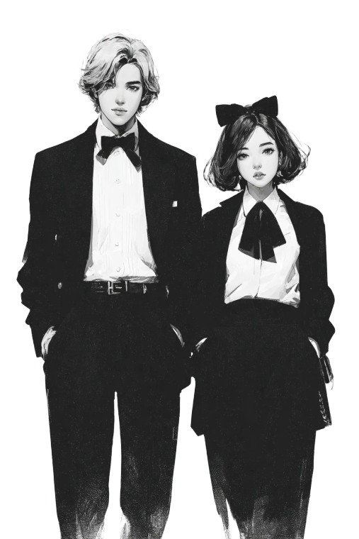 Luxury School Duo Vinyl Car Decal Sticker – Waterproof & UV-Resistant 