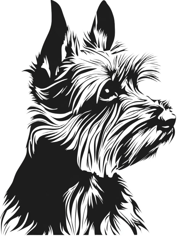 Australian Terrier Svg Vinyl Car Decal Sticker – Waterproof & UV-Resistant 
