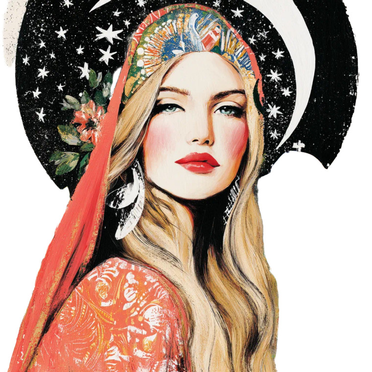 Celestial Goddess V14 Vinyl Car Decal Sticker – Waterproof & UV-Resistant 