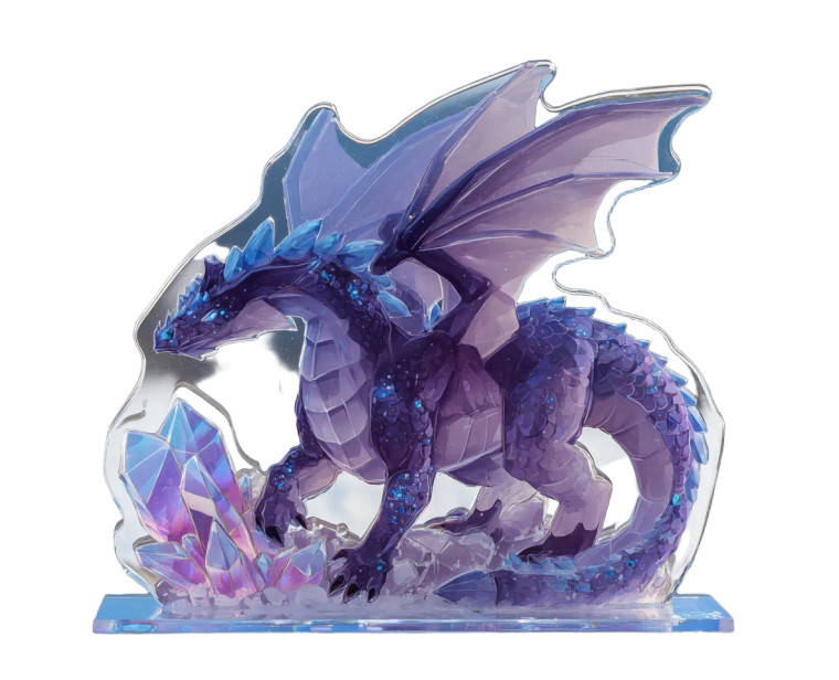 Purple Dragon Ferrari Vinyl Car Decal Sticker – Waterproof & UV-Resistant 