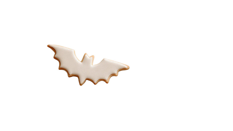 Bat Cookie Plate Vinyl Car Decal Sticker – Waterproof & UV-Resistant 