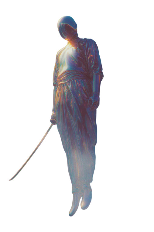 Shinsei Samurai Alien Vinyl Car Decal Sticker – Waterproof & UV-Resistant 