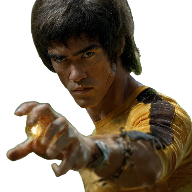 Bruce Lee V12 Vinyl Car Decal Sticker – Waterproof & UV-Resistant 