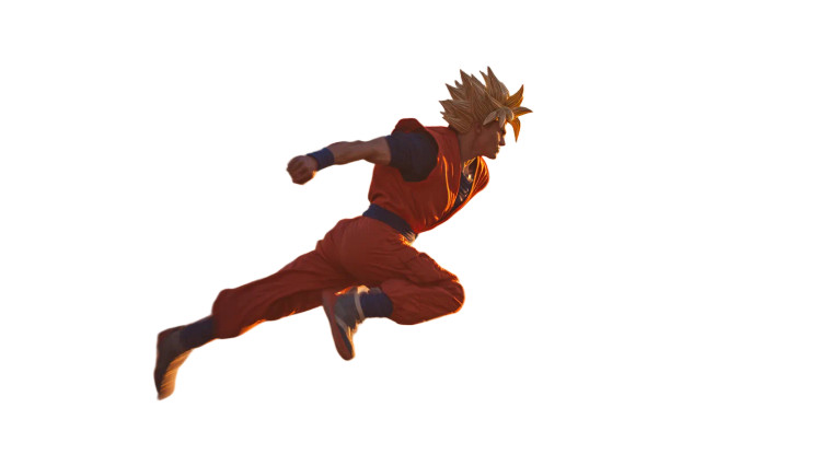 Goku Cosplayer Flight Vinyl Car Decal Sticker – Waterproof & UV-Resistant 