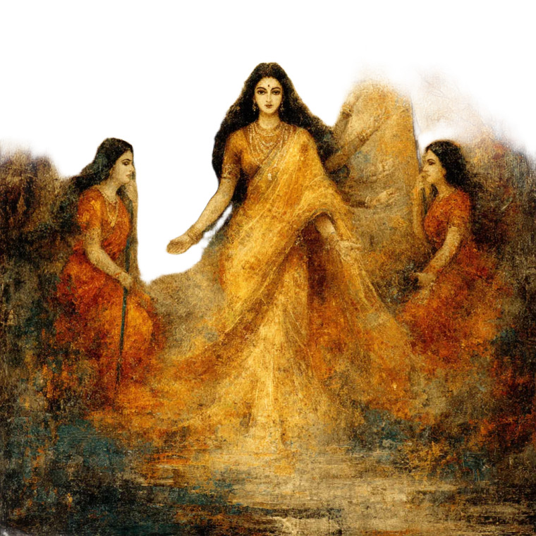 Divine Maternal Goddess Vinyl Car Decal Sticker – Waterproof & UV-Resistant 