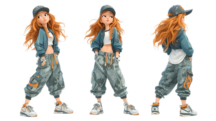 Stylish Cool Girl Vinyl Car Decal Sticker – Waterproof & UV-Resistant 