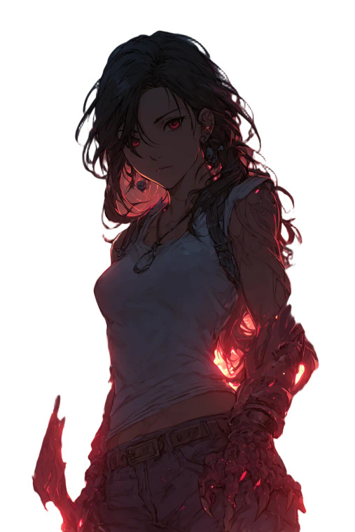 Urban Fantasy Woman Vinyl Car Decal Sticker – Waterproof & UV-Resistant 