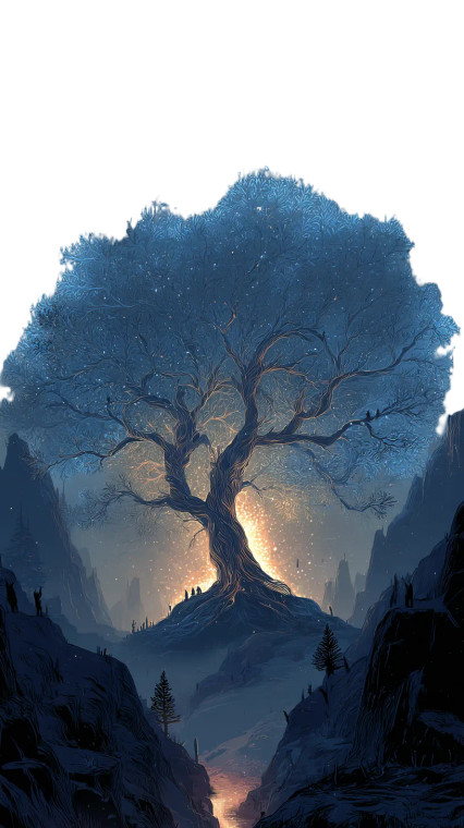 Astral Tree V5 Vinyl Car Decal Sticker – Waterproof & UV-Resistant 