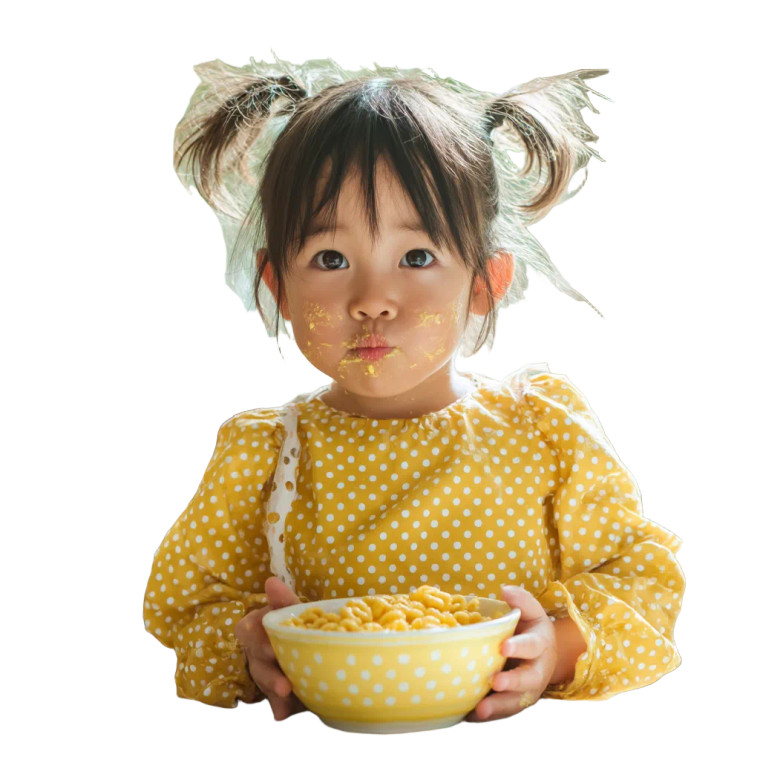 Cute Eating Girl Vinyl Car Decal Sticker – Waterproof & UV-Resistant 