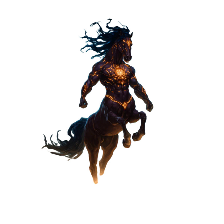 Majestic Flame Horse Vinyl Car Decal Sticker – Waterproof & UV-Resistant 