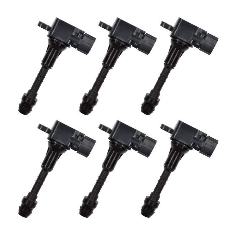 Blue Streak Premium Quality Ignition Coil Set of 6 | OE Replacement | Pure Copper Windings | High Performance and Durability