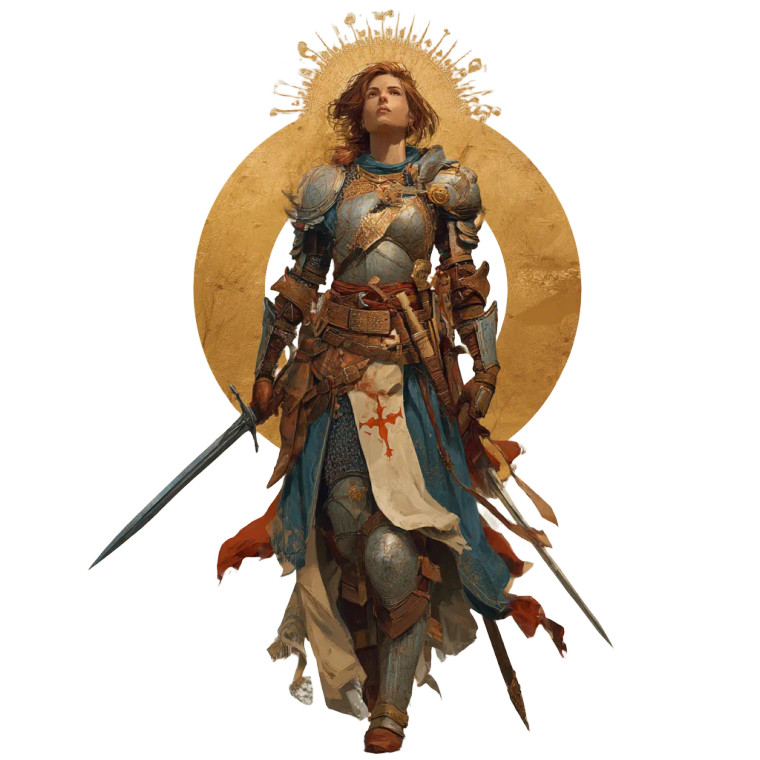 Goliath Cleric Warrior Vinyl Car Decal Sticker – Waterproof & UV-Resistant 