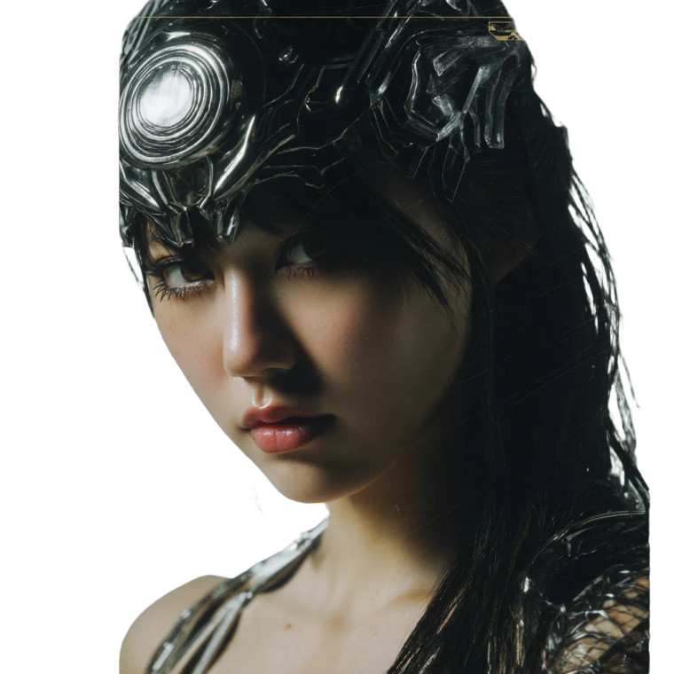 Futuristic K-Pop Android Vinyl Car Decal Sticker – Waterproof & UV-Resistant 