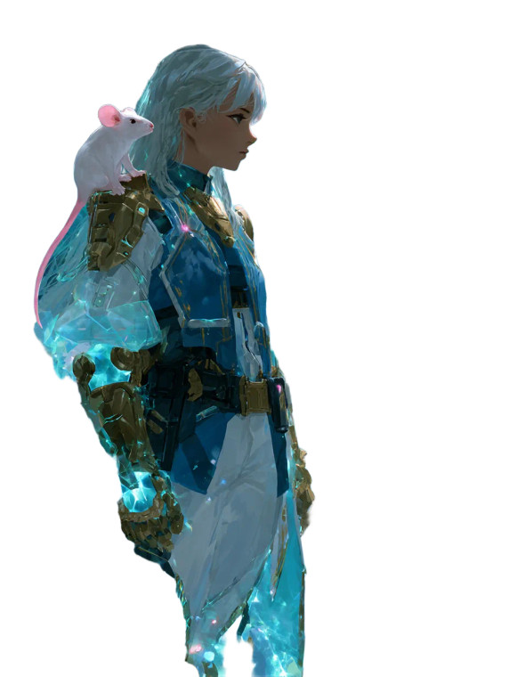 Anime Mech Girl V2 Vinyl Car Decal Sticker – Waterproof & UV-Resistant 