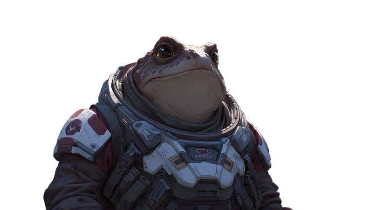 Toad Astronaut V2 Vinyl Car Decal Sticker – Waterproof & UV-Resistant 