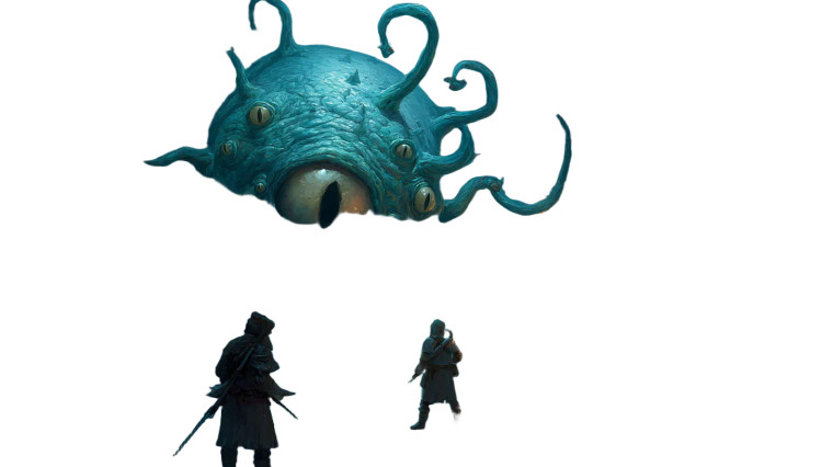 D&D Beholder Battle Vinyl Car Decal Sticker – Waterproof & UV-Resistant 