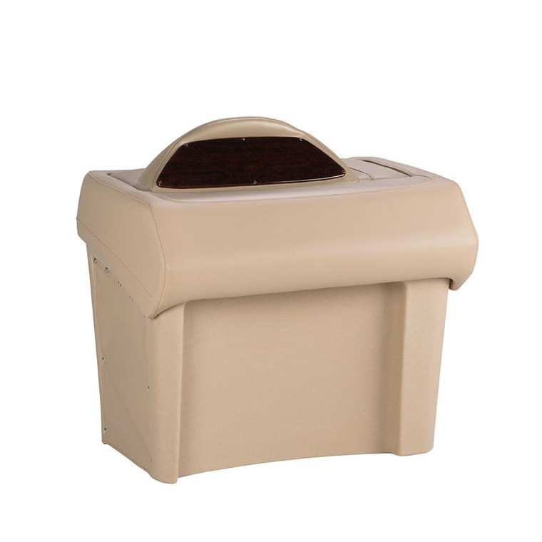 Taylor Made Boat Console | Platinum Series Side Console | Floor Mount Beige Design | Durable Polyethylene Construction