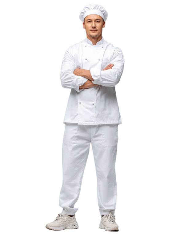 Chef Portrait V2 Vinyl Car Decal Sticker – Waterproof & UV-Resistant 