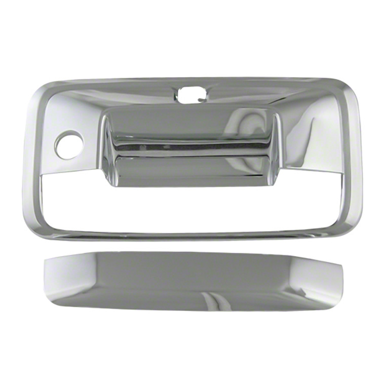 Chrome Plated ABS Tailgate Handle Cover | With Keyhole & Backup Camera Cutout