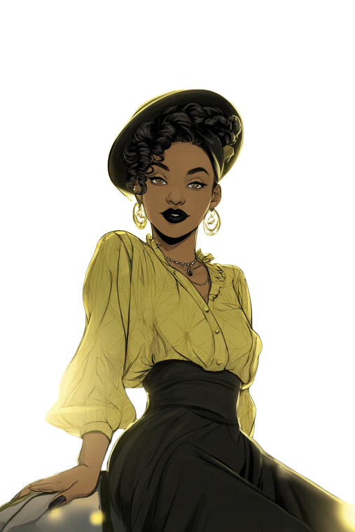 Southern Gothic Queen Vinyl Car Decal Sticker – Waterproof & UV-Resistant 