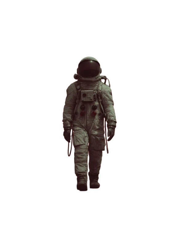 Mars Astronaut Horror Vinyl Car Decal Sticker – Waterproof & UV-Resistant 