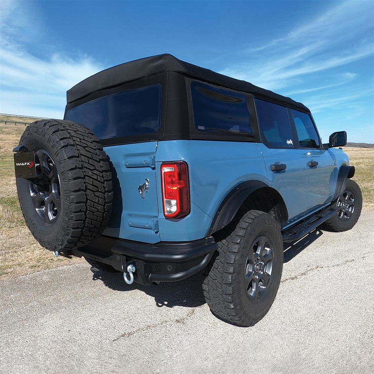 Upgrade your Ford Bronco with TFX Fender Flares | Bolt-On & Matte Black | Adds 4-1/2 Inch Tire Coverage