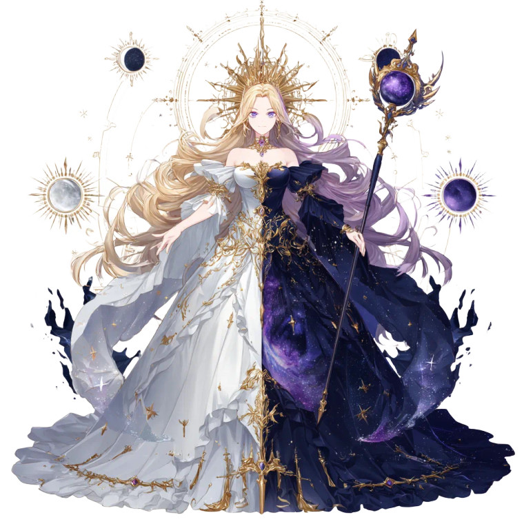 Anime Queen Duality Vinyl Car Decal Sticker – Waterproof & UV-Resistant 