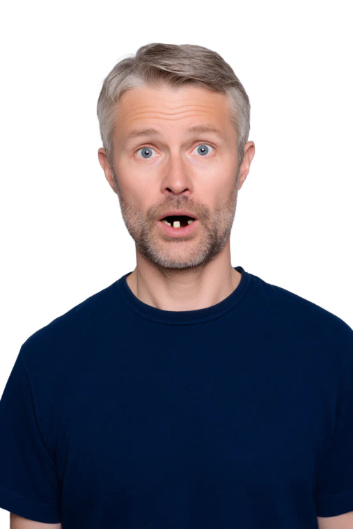 Surprised British Man Vinyl Car Decal Sticker – Waterproof & UV-Resistant 