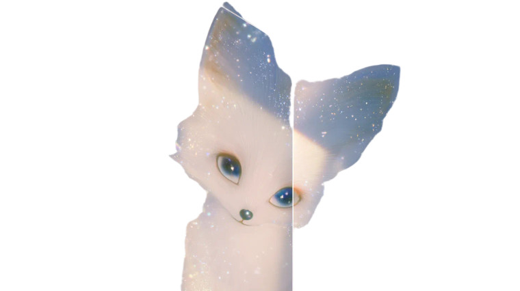 Whimsical Fox Prism Vinyl Car Decal Sticker – Waterproof & UV-Resistant 