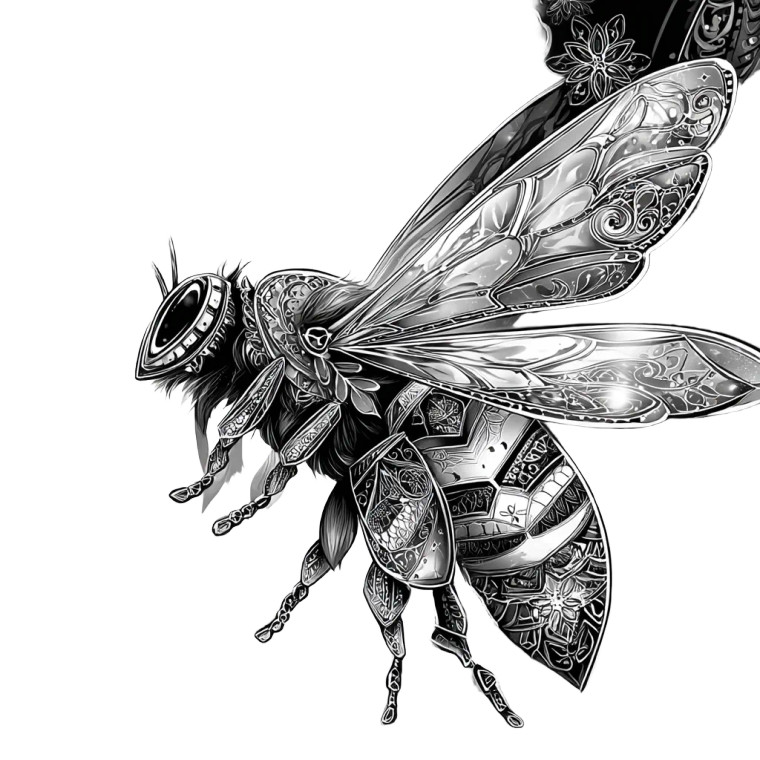 Ornamental Beehive Vinyl Car Decal Sticker – Waterproof & UV-Resistant 