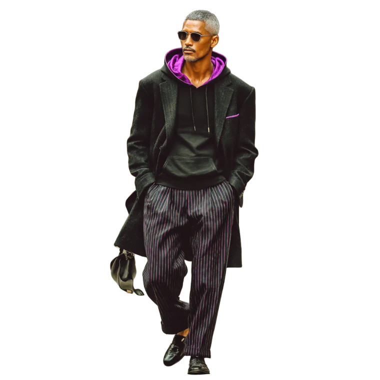 Stylish Man Outfit V3 Vinyl Car Decal Sticker – Waterproof & UV-Resistant 