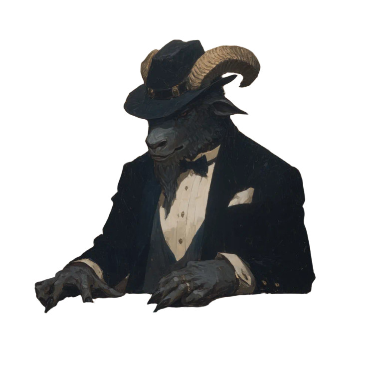 Mob Boss Satyr Vinyl Car Decal Sticker – Waterproof & UV-Resistant 