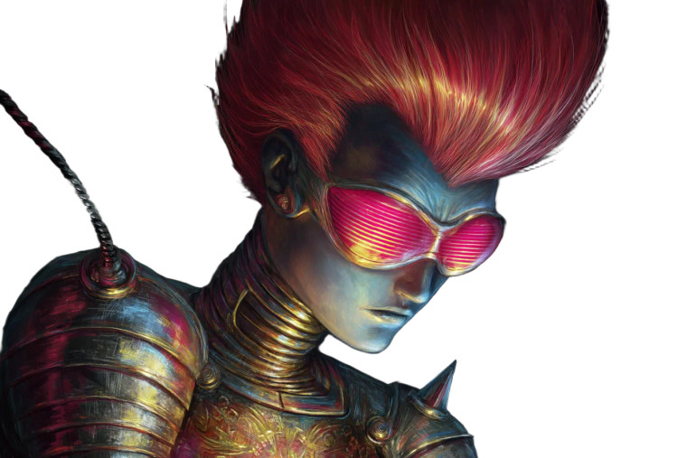 Retrofuturistic Popstar Vinyl Car Decal Sticker – Waterproof & UV-Resistant 