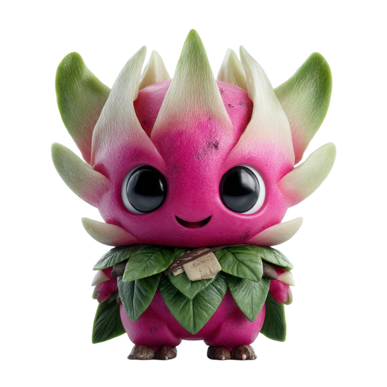 Dragon Fruit Pokémon Vinyl Car Decal Sticker – Waterproof & UV-Resistant 