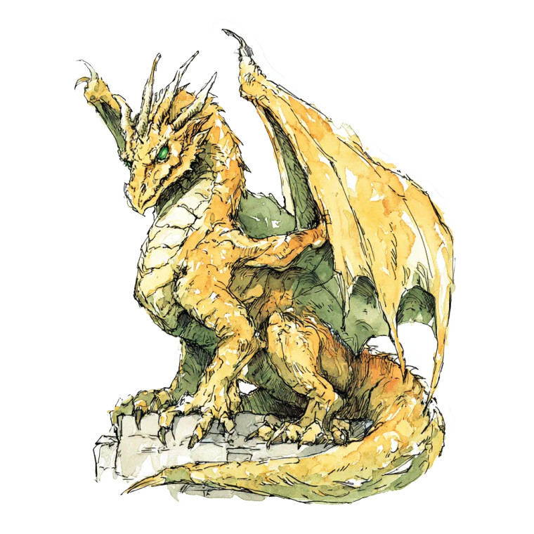 Gold Dragon Sticker Vinyl Car Decal Sticker – Waterproof & UV-Resistant 