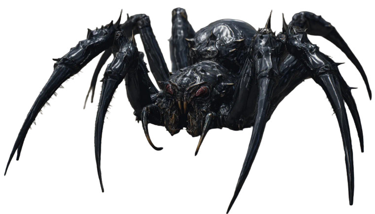 Giant Black Spider V5 Vinyl Car Decal Sticker – Waterproof & UV-Resistant 