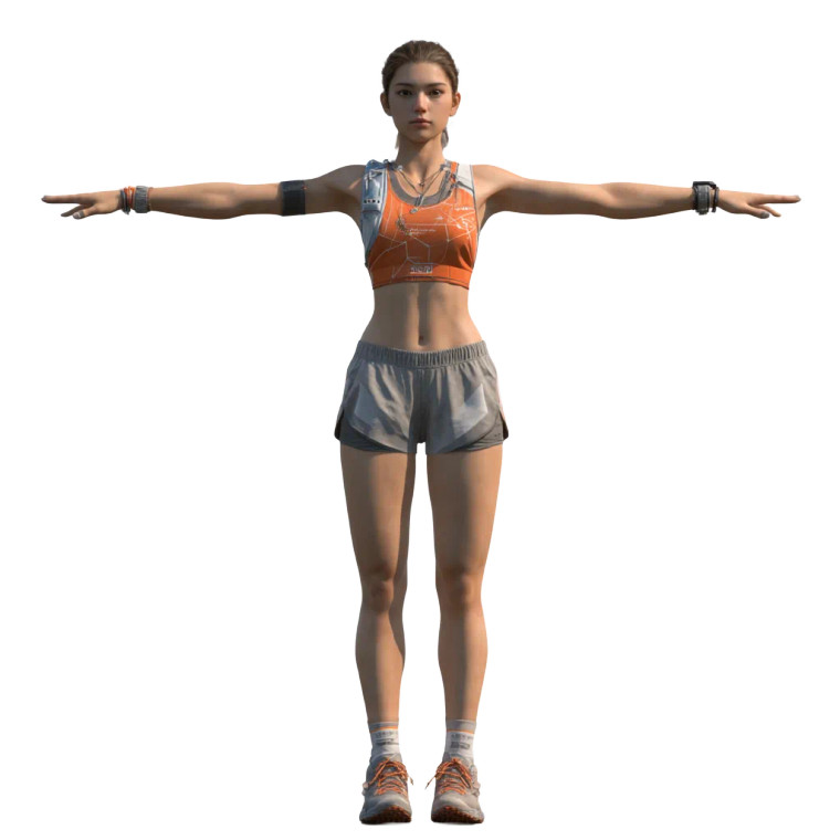 Female Marathon Runner Vinyl Car Decal Sticker – Waterproof & UV-Resistant 