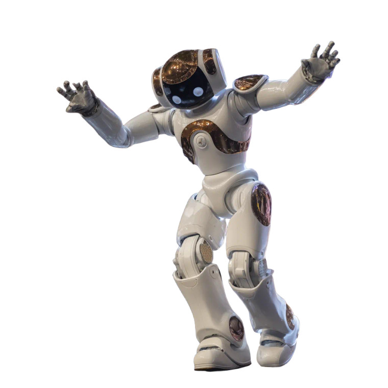 Dancing Humanoid Robot V2 Vinyl Car Decal Sticker – Waterproof & UV-Resistant 