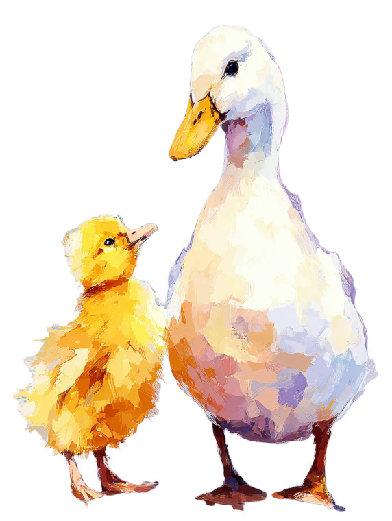 Baby Chick Duck Vinyl Car Decal Sticker – Waterproof & UV-Resistant 