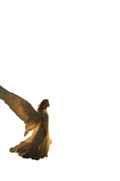 Majestic Angel V6 Vinyl Car Decal Sticker – Waterproof & UV-Resistant 