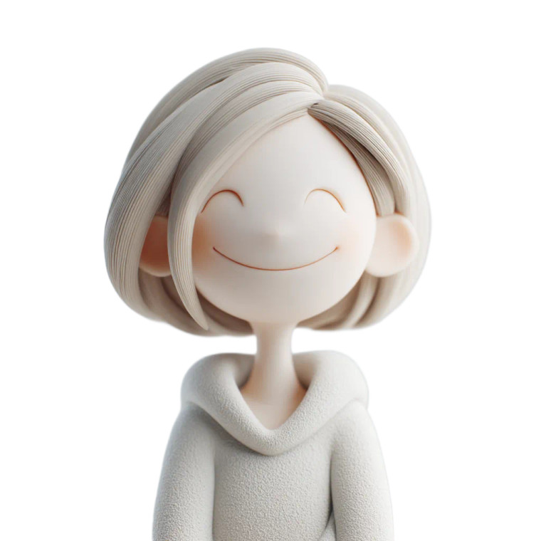 Minimalist 3D Avatar Vinyl Car Decal Sticker – Waterproof & UV-Resistant 