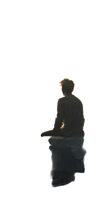 Surreal Dawn Reflection Vinyl Car Decal Sticker – Waterproof & UV-Resistant 