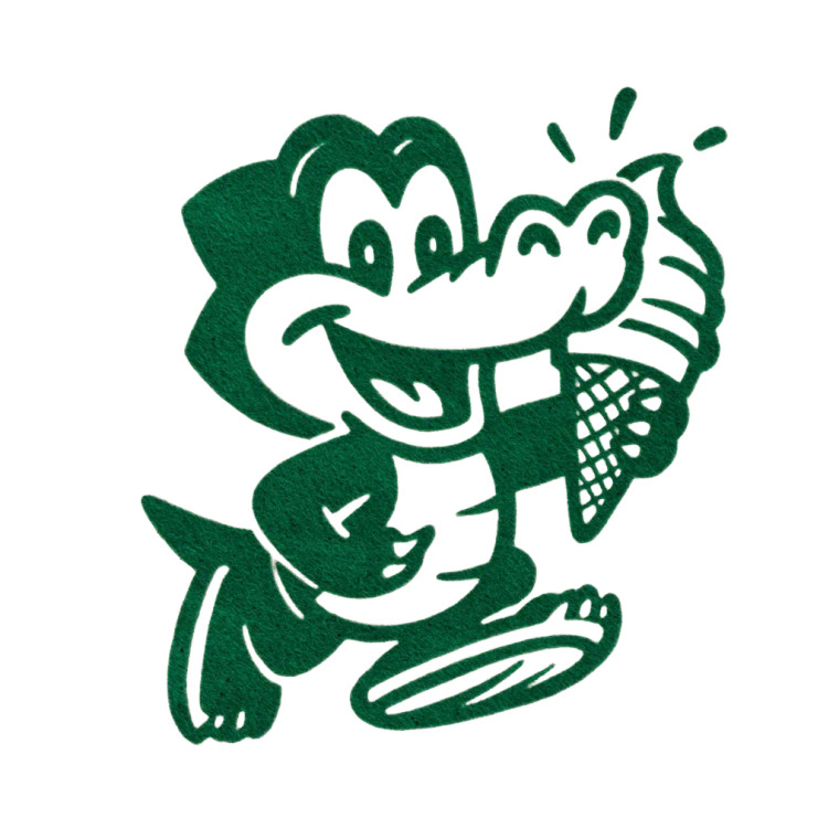 Vintage Cartoon Crocodile V3 Vinyl Car Decal Sticker – Waterproof & UV-Resistant 
