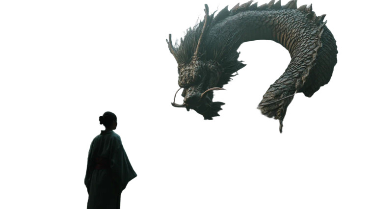 Japanese Dragon Serenity Vinyl Car Decal Sticker – Waterproof & UV-Resistant 