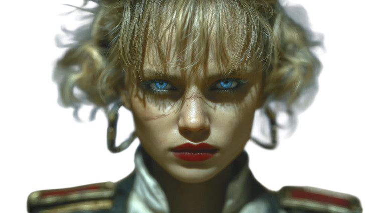 Blonde Jedi Closeup Vinyl Car Decal Sticker – Waterproof & UV-Resistant 