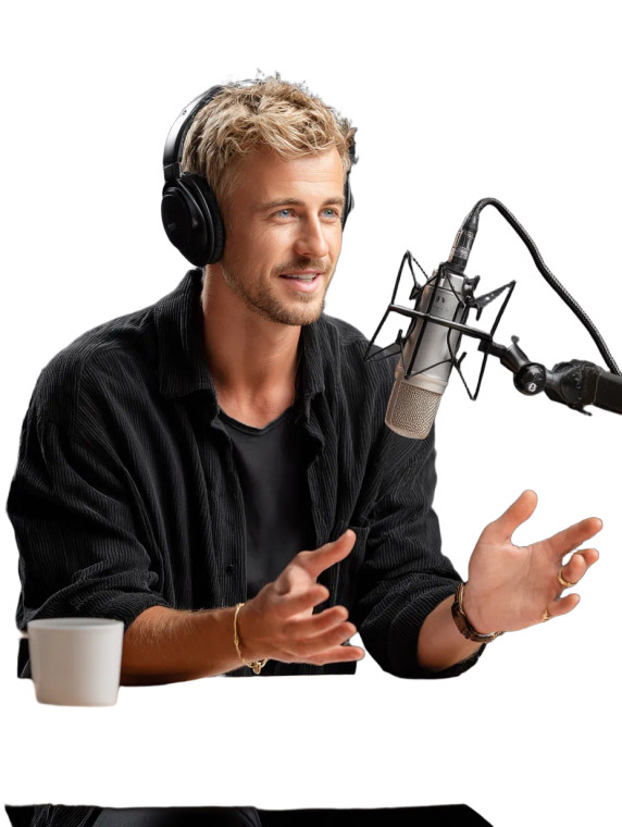 Radio Host Speaking Vinyl Car Decal Sticker – Waterproof & UV-Resistant 