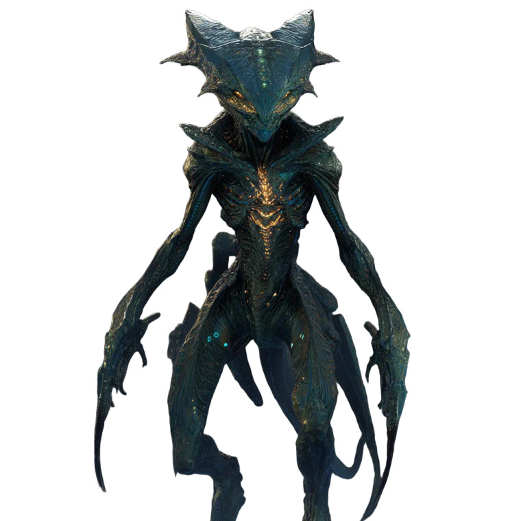 Celtic Alien Creature V2 Vinyl Car Decal Sticker – Waterproof & UV-Resistant 