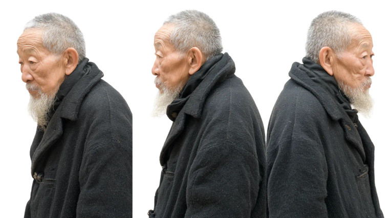 Elderly Chinese Man V7 Vinyl Car Decal Sticker – Waterproof & UV-Resistant 