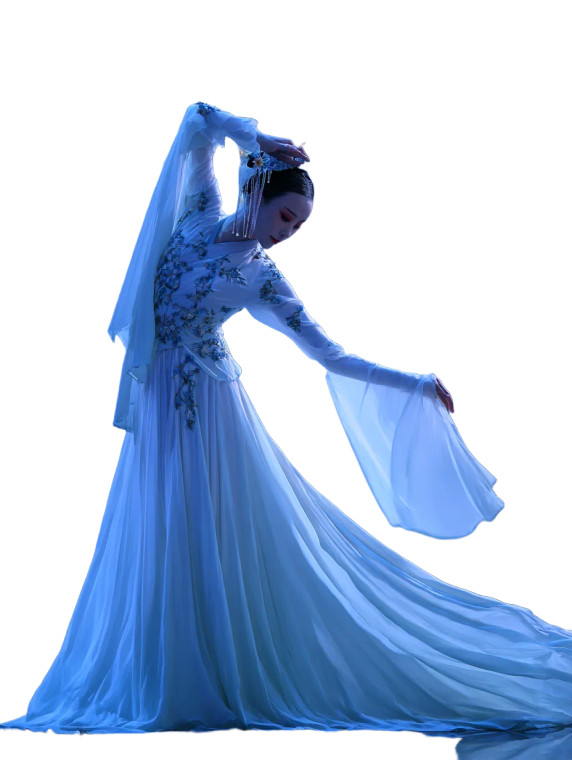 Moonlit Dance Costume Vinyl Car Decal Sticker – Waterproof & UV-Resistant 