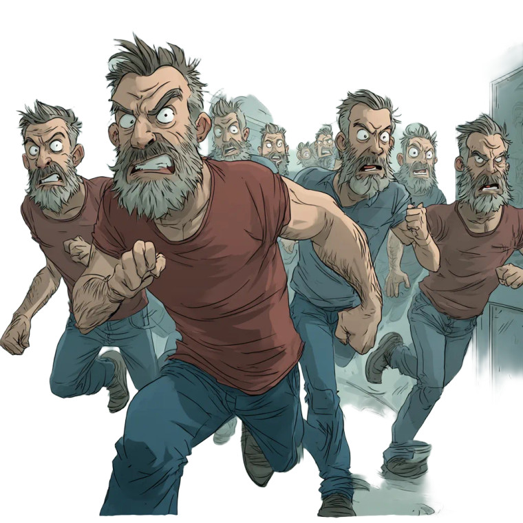 Chased By Doppelgängers Vinyl Car Decal Sticker – Waterproof & UV-Resistant 